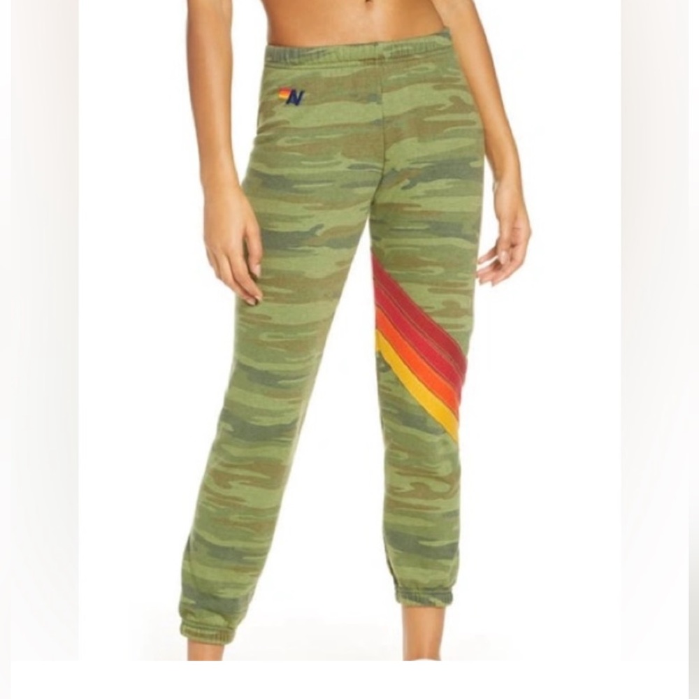 Aviator Nation Camp Chevron Joggers